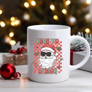Santa Christmas Coffee Mug 15oz Cup